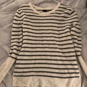Striped cashmere sweater